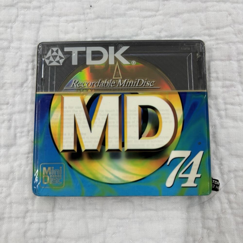TDK (MD Minidisc) 74 Minutes Recordable Blank Media Japan Import New Sealed